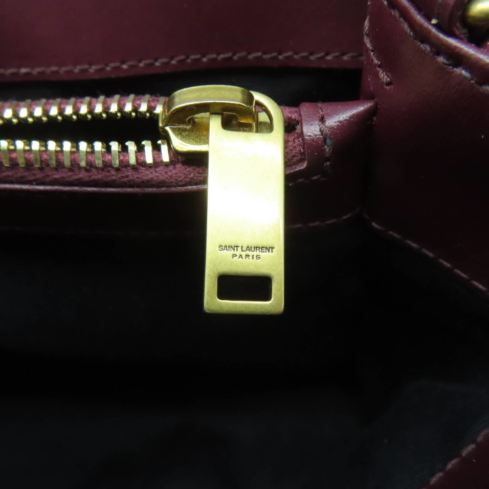 💎✨BEAUTIFUL✨💎 YVES SAINT LAURENT Small Bag Chain Calfskin Rouge Legion Red - Picture 10 of 14